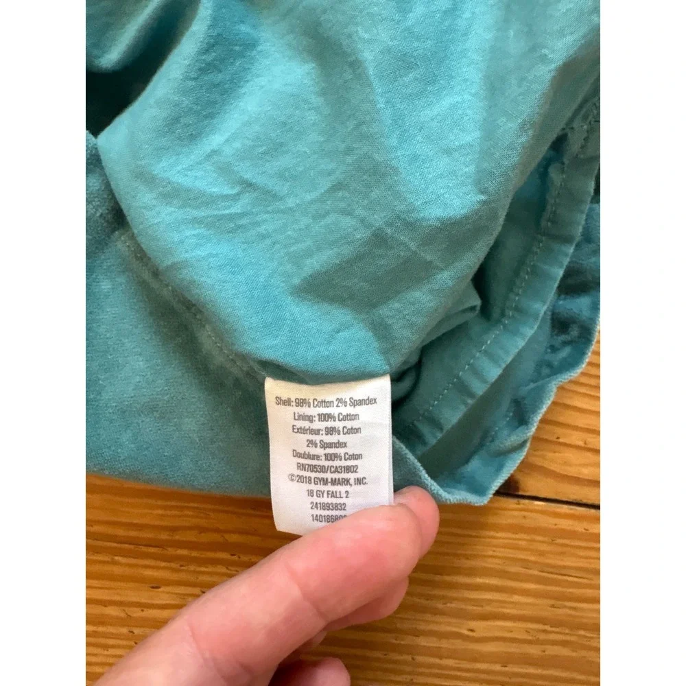 Gymboree Corduroy Dress Toddler Girls Teal‎ Sleeveless Pleated A-Line SIZE 2T